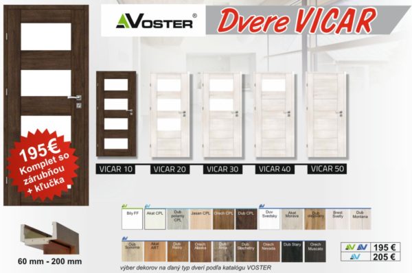 Interiérové dvere VICAR | VHprodukt