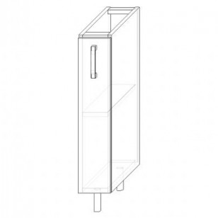 1. S15 – skrinka spodná 1-dverová 150